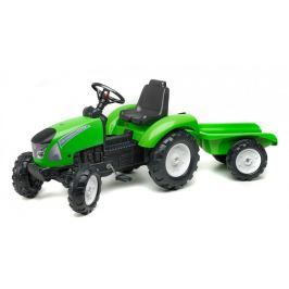 Traktor Garden Master šlapací s valníkem zelený