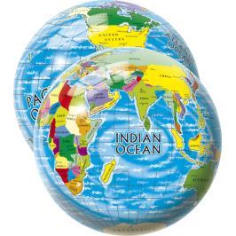 Alltoys Míč Mapa světa 23 cm