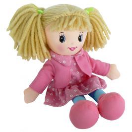 Panenka látková 30 cm - růžová