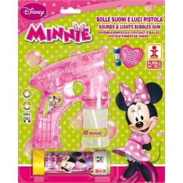 Bublifuková pistole Disney Minnie velká + bublifuk 60 ml