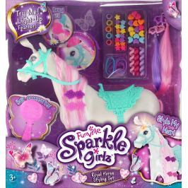 Stylingová sada se svítícím koněm Sparkle Girlz
