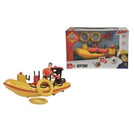 Simba Požárník Sam Záchranný člun Neptun 20 cm s figurkou