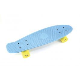 Skateboard - pennyboard 60cm nosnost 90kg, kovové osy, modrá