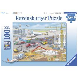 Puzzle Stavba na letišti 100 dílků