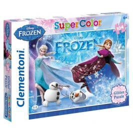 Puzzle Supercolor 104 Glitter,Ledové království