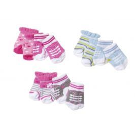 Baby born® Ponožky (2 páry), 3 druhy