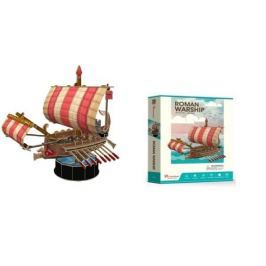 Puzzle 3D Roman Warship - 85 dílků