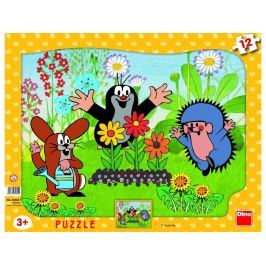 Dino Puzzle Krteček zahradník 12 dílků