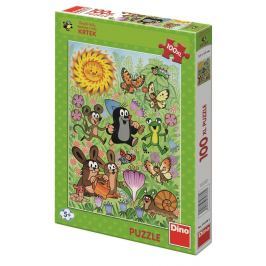 Dino Puzzle 100xl dílků Krtek a jarní den