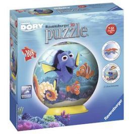 Ravensburger Puzzleball 3D 108 dílků Disney Hledá se Dora