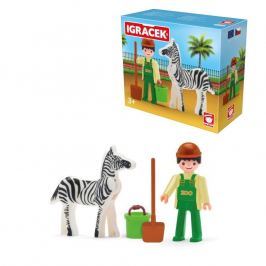 Igráček IGRÁČEK – Ošetřovatel a zebra
