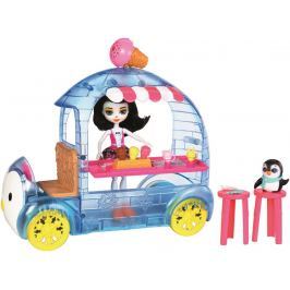 Mattel Enchantimals zmrzlinový vozík s tučňákem