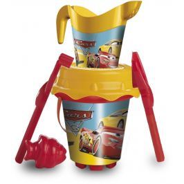 Divertoys Pískový set Cars s konvičkou