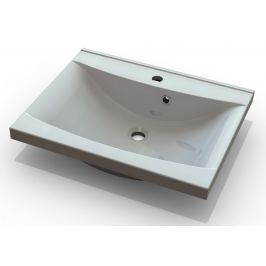 Bílé umyvadlo 80 cm do koupelnových sestav KN487 a KN488